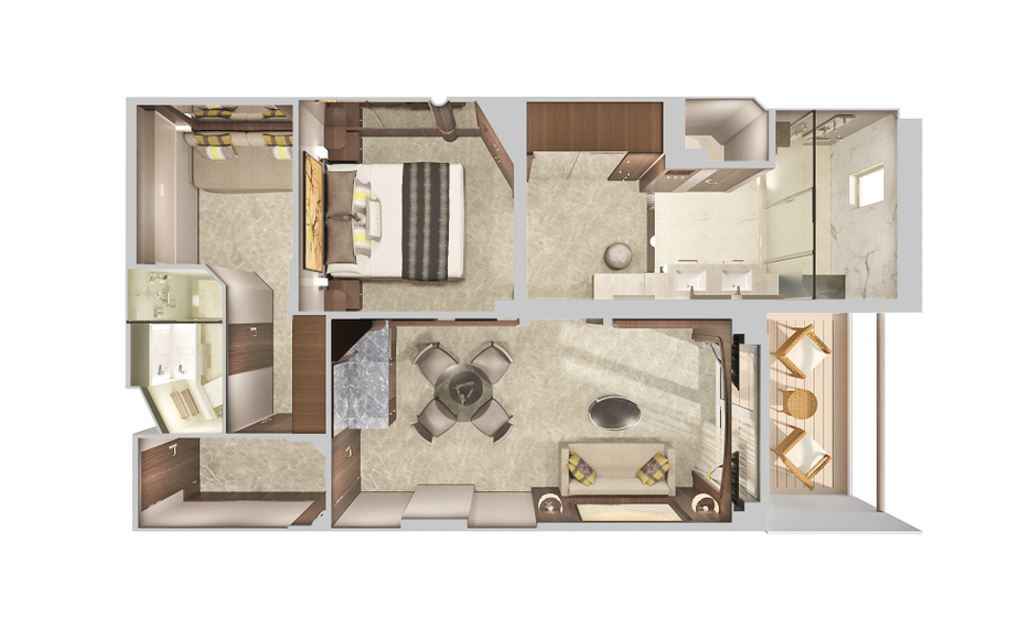 Suite floor plan